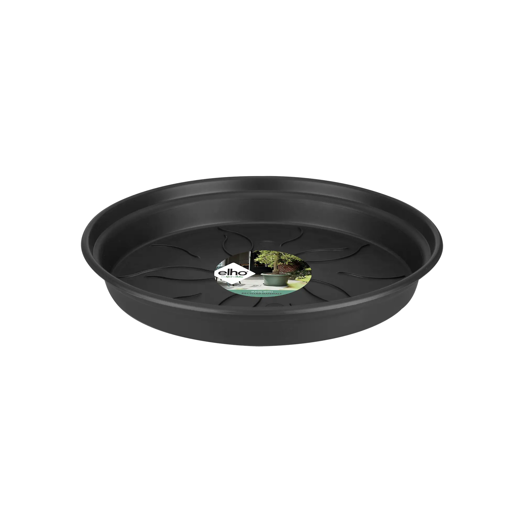 Elho - gb saucer 22cm living black