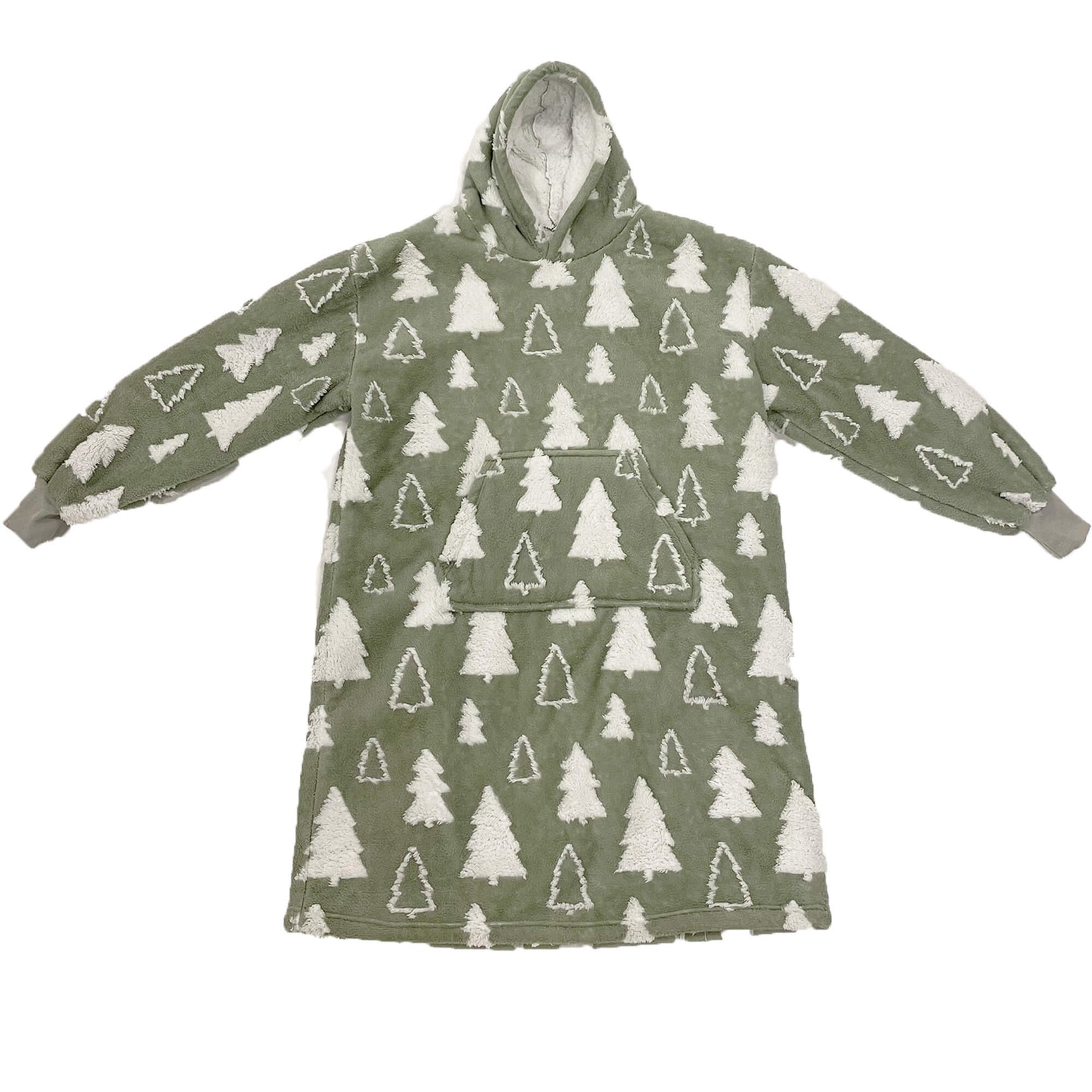 hoodie 70x110 cm hoodie deken Abbey - groen