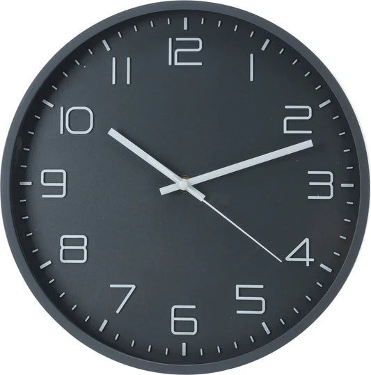 Wandklok PP - 30cm assortiment (prijs per stuk)