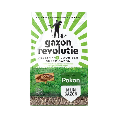 Pokon gazonrevolutie zak voor super gazon, 7,5 kg voor 150 m²
