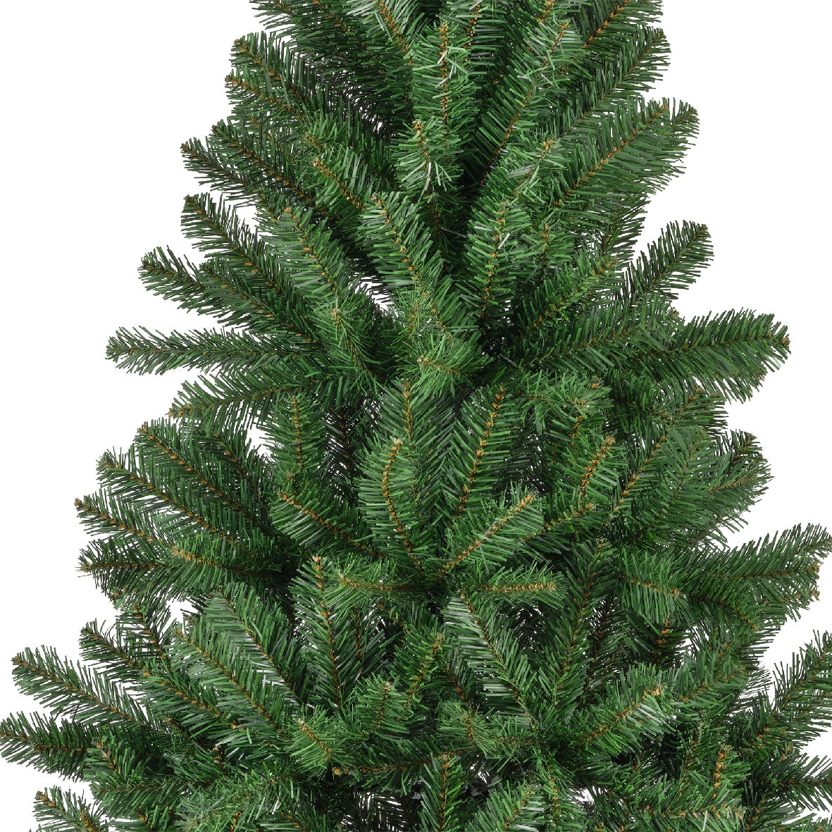 Kunstkerstboom takken met dicht vertakte groene naalden