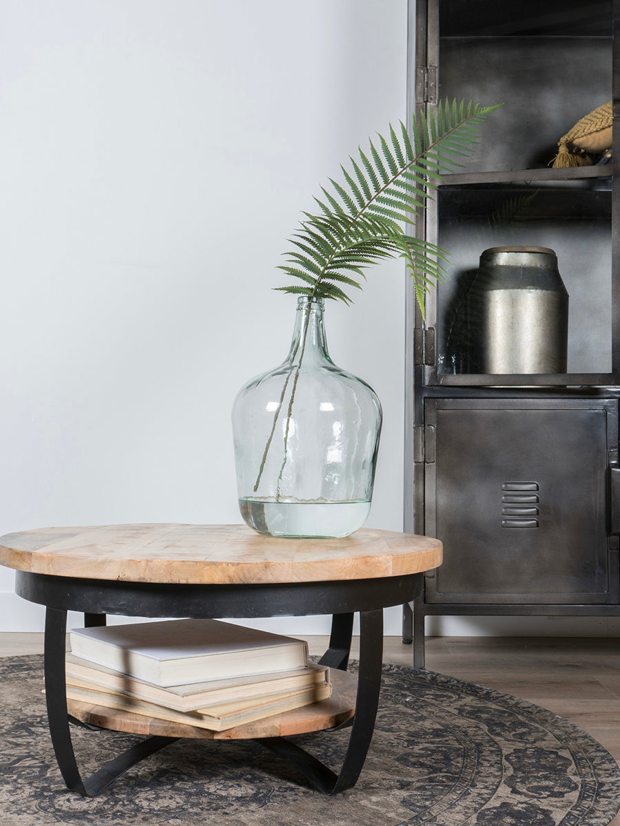 Vloerkleed Viola Green - Rond ø160 cm