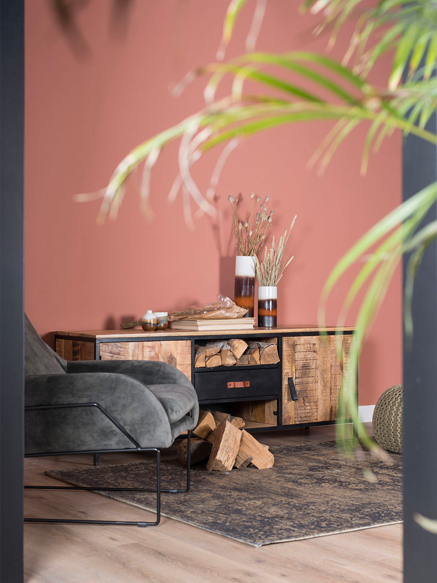 Vloerkleed Viola Green 200 x 200 cm