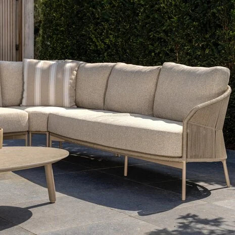 Taste 4SO - Florence hoek loungeset 3 delig latte rope