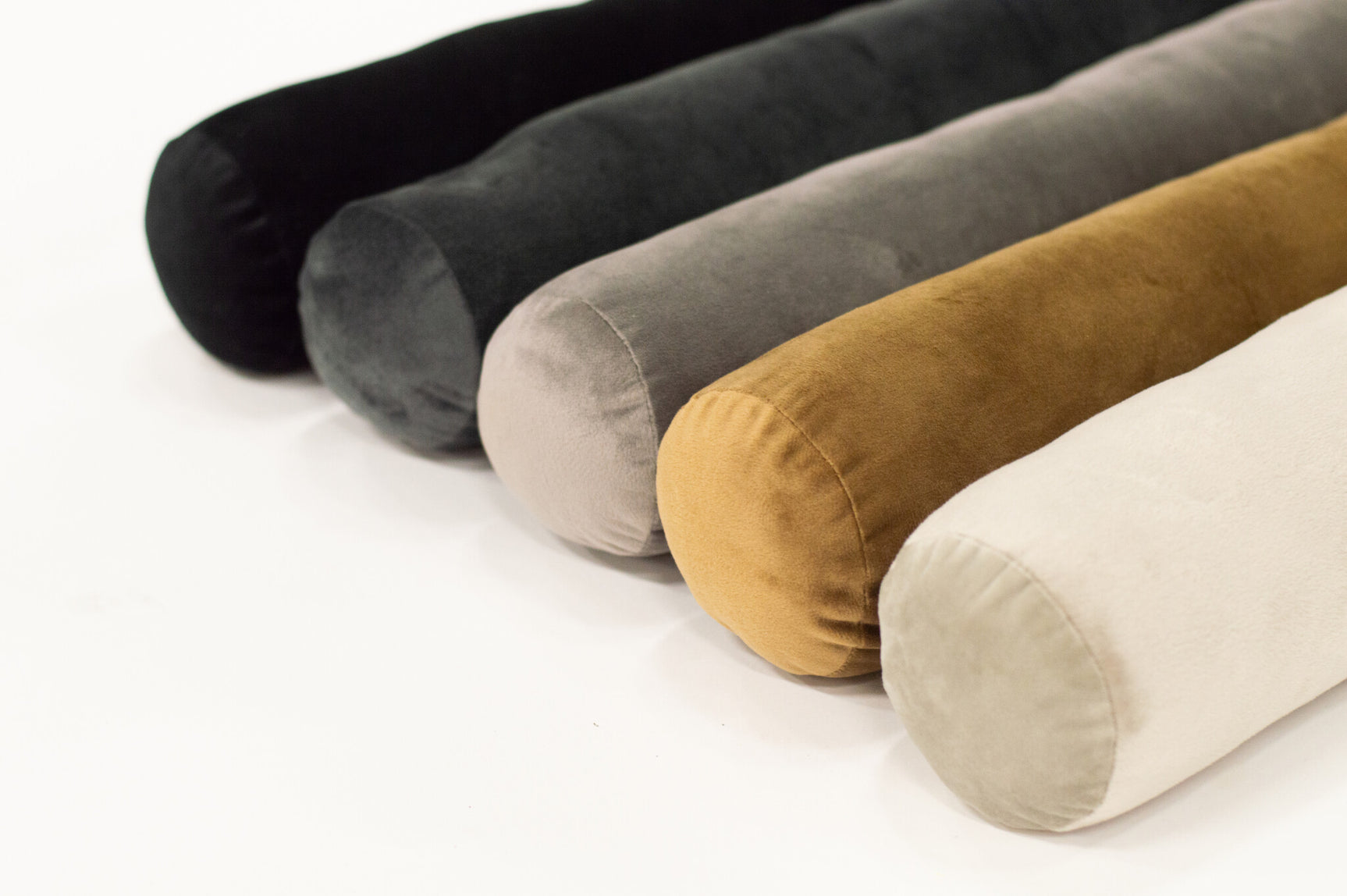 Dutch Decor - Tochtstopper FINN 90x10cm Taupe velvet