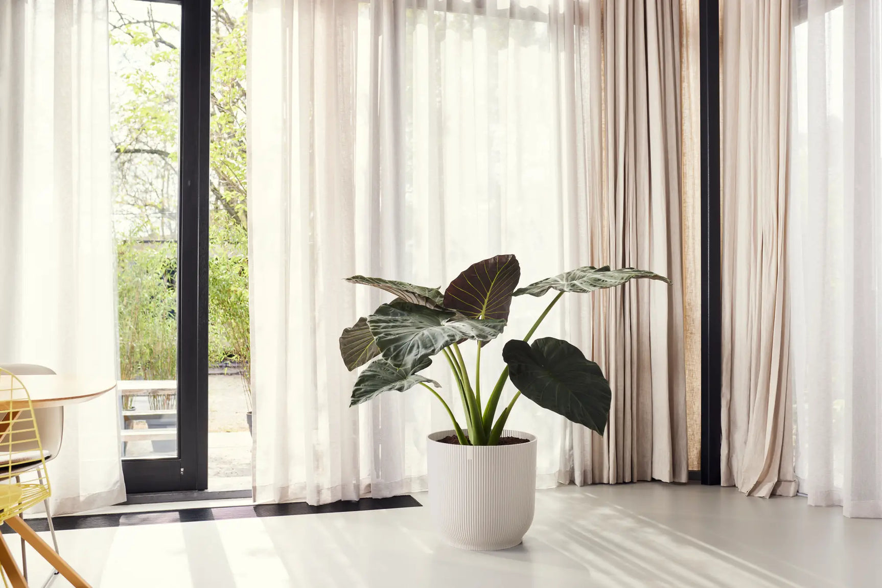 Elho - vibes fold rond 40cm linnen wit