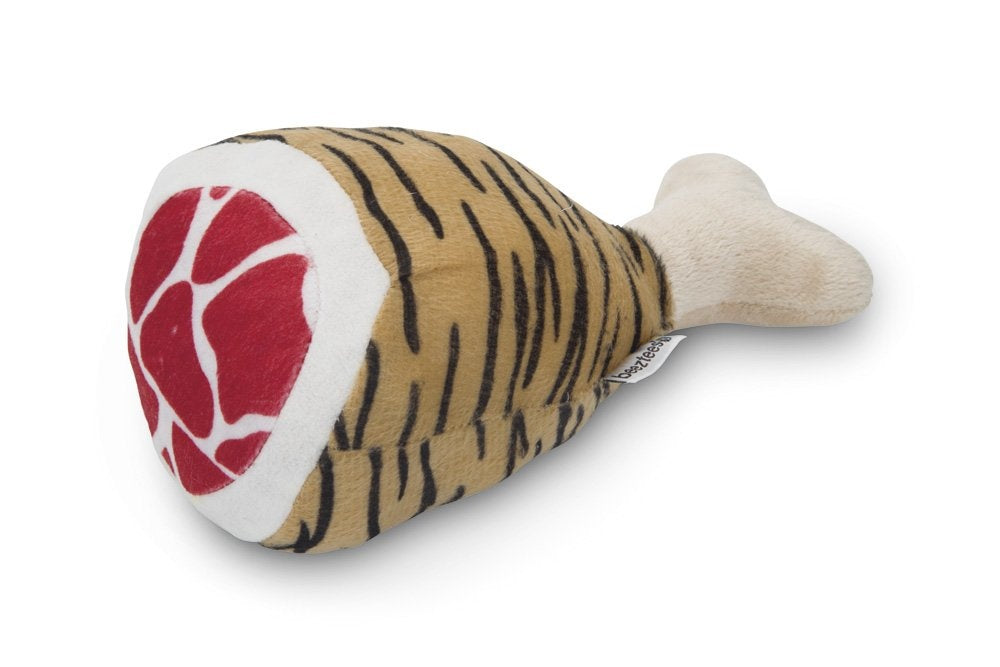 Beeztees - Pluche Drumstick Tijger Gr 22cm