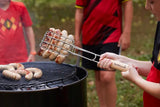 Barbecook - worstenklem uit chroom en hout 51cm FSC 100%