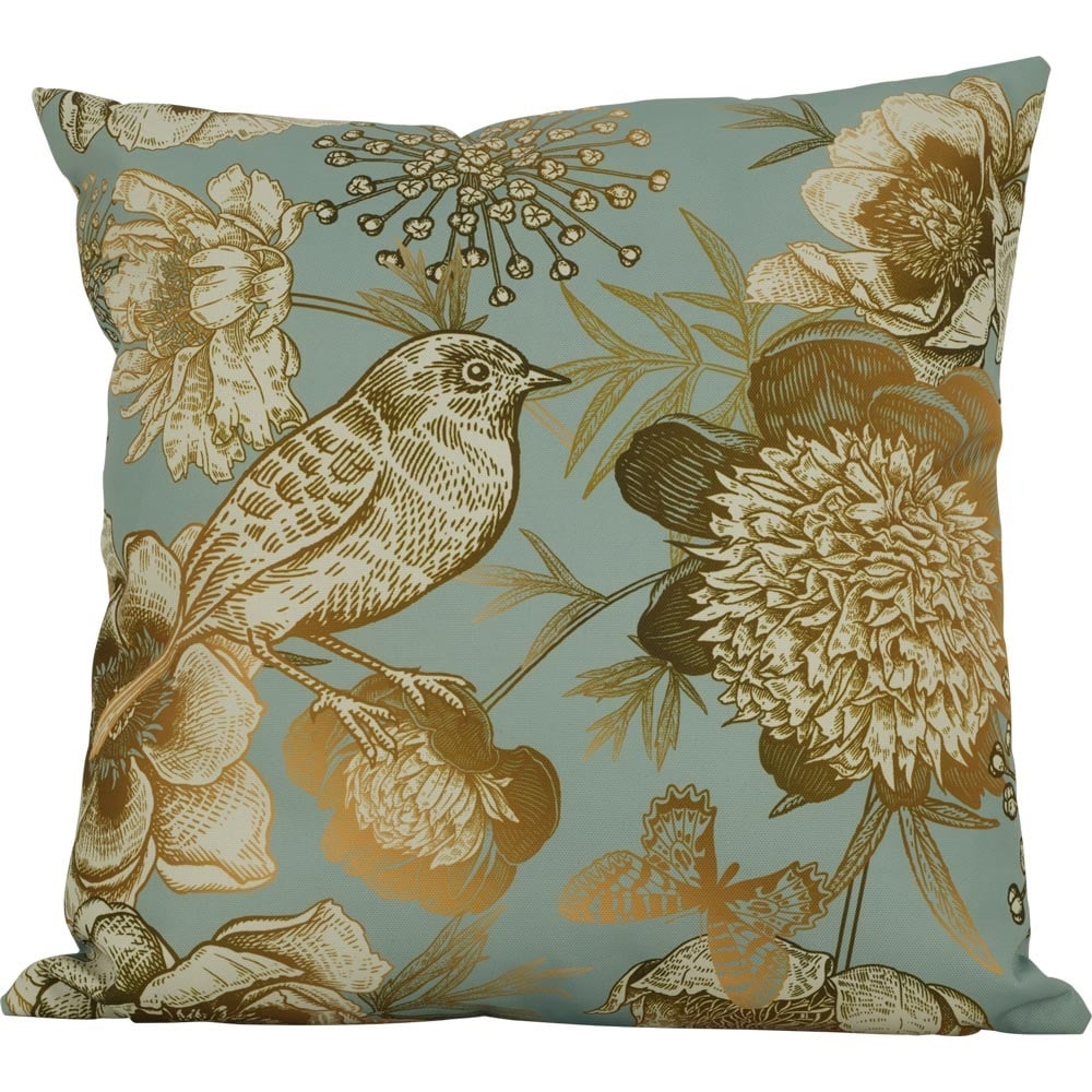 Sierkussen Outdoor Golden Bird 45x45