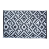 Esschert design - tuintapijt 120x183 grafisch zwart wit