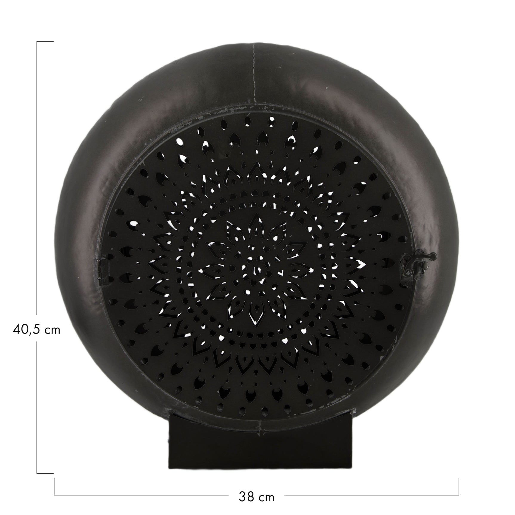 Tafel lamp metaal 38x16.5x40.5cm