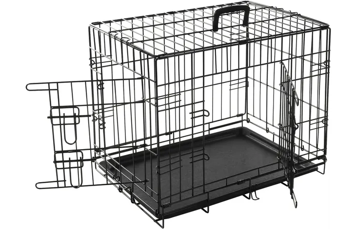 Flamingo - Draadkooi Keo Zwart S 63x43x49cm