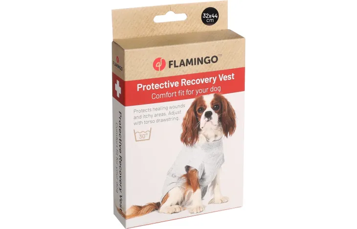 Flamingo Hondenaccessoire Safety Body - Grijs - 32 x 44 x 1