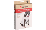 Flamingo beschermende recovery-vest, grijs, verpakking met afbeelding
