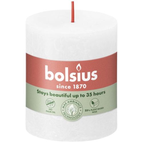 Stompkaars 80/68 Rustiek Cloudy White - Bolsius
