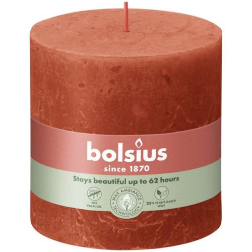 Stompkaars 100/100 Rustiek Earthy Orange - Bolsius
