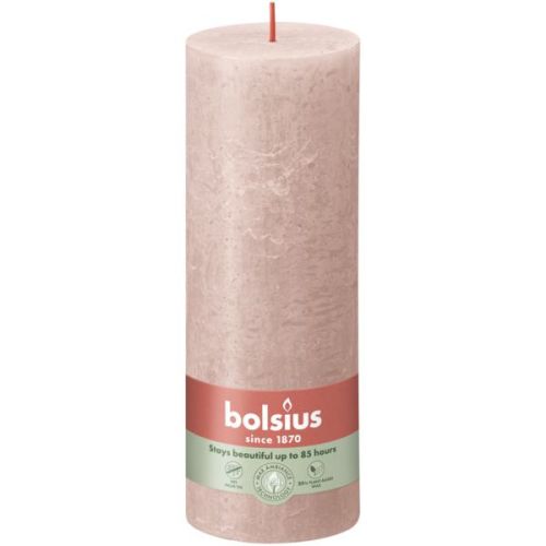 Stompkaars 190/68 Rustiek misty pink - Bolsius