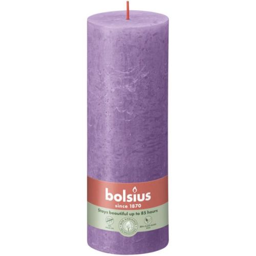 Stompkaars 190/68 Rustiek Vibrant Violet - Bolsius