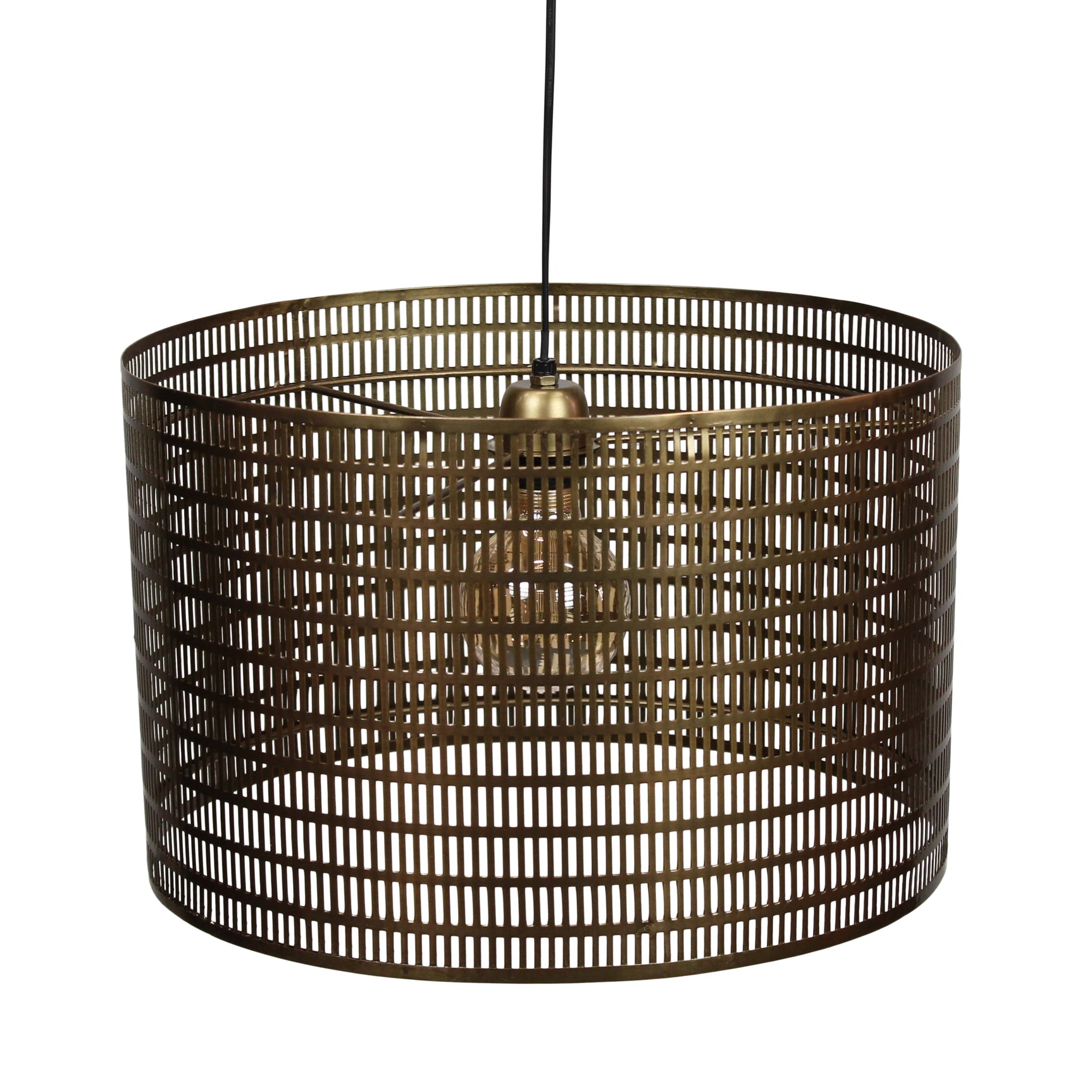 Hang lamp rond metaal 45x45x28cm