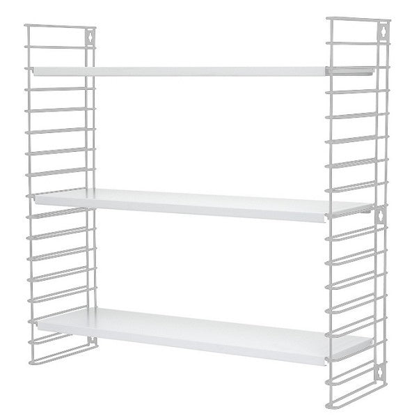 Tomado boekenrek Retro wit 70x21x68cm