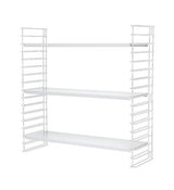 Tomado boekenrek Retro wit 70x21x68cm