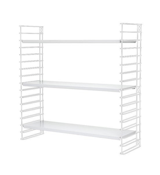 Tomado boekenrek Retro wit 70x21x68cm