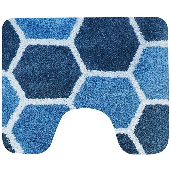 Rennes Toiletmat 60x50cm blauw