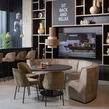 VOGUE EETKAMERSTOEL STRUCTURE VELVET BONSAI