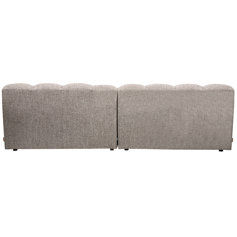 ALLURE 3-ZITS BANK GEWEVEN STOF KLEI MELANGE