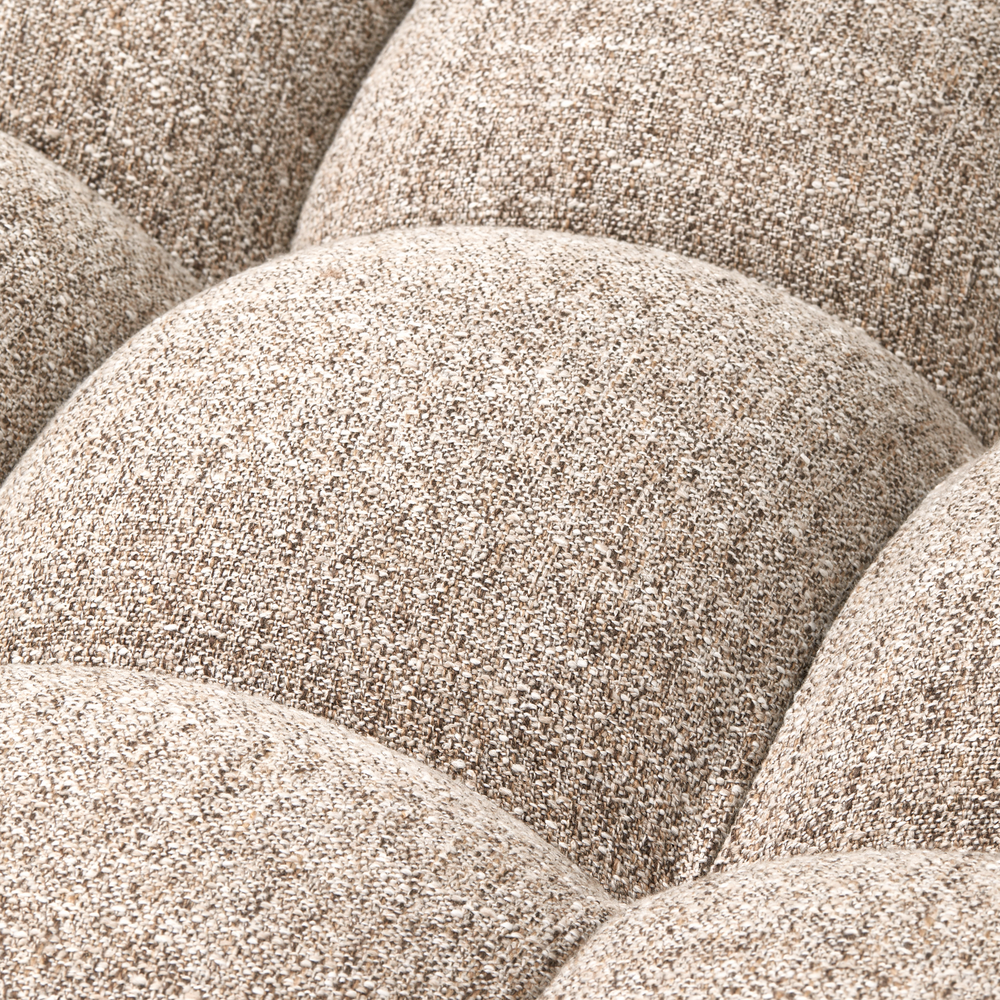 ALLURE 3-ZITS BANK GEWEVEN STOF NATUREL MELANGE