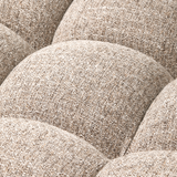 ALLURE 3-ZITS BANK GEWEVEN STOF NATUREL MELANGE