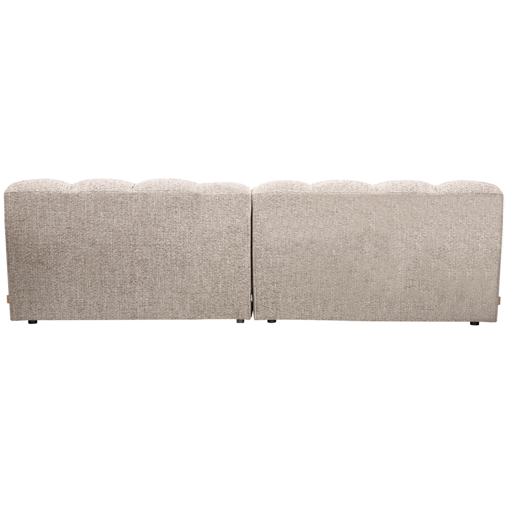 ALLURE 3-ZITS BANK GEWEVEN STOF NATUREL MELANGE