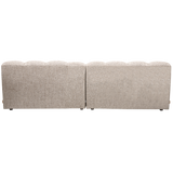 ALLURE 3-ZITS BANK GEWEVEN STOF NATUREL MELANGE