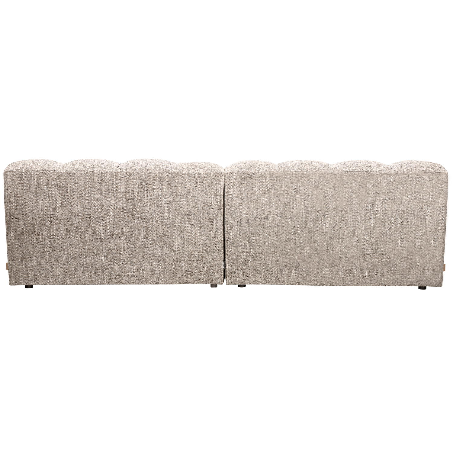 ALLURE 3-ZITS BANK GEWEVEN STOF NATUREL MELANGE