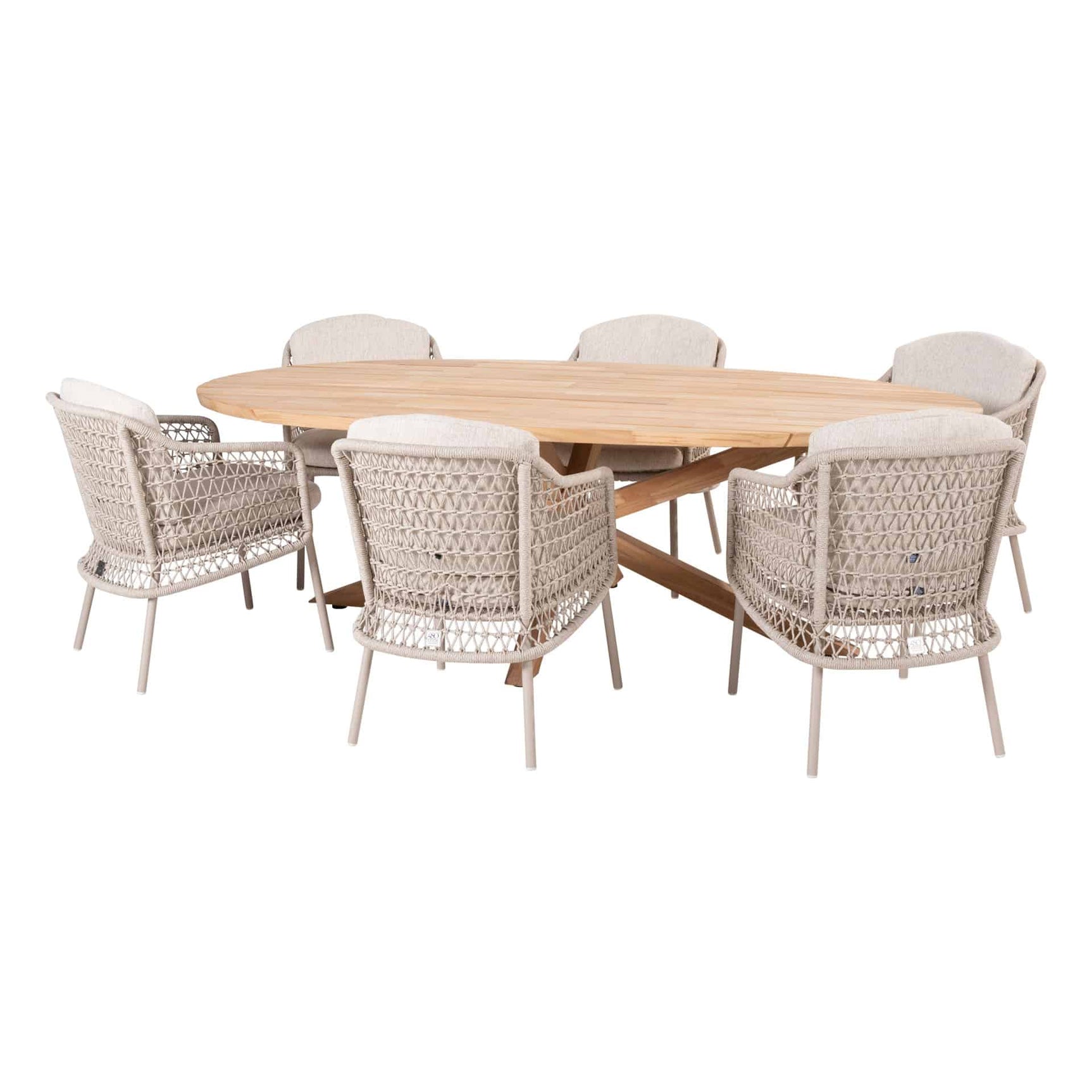 Taste 4SO - Prado Diningtafel Teak Ellipse 240 x 115 cm