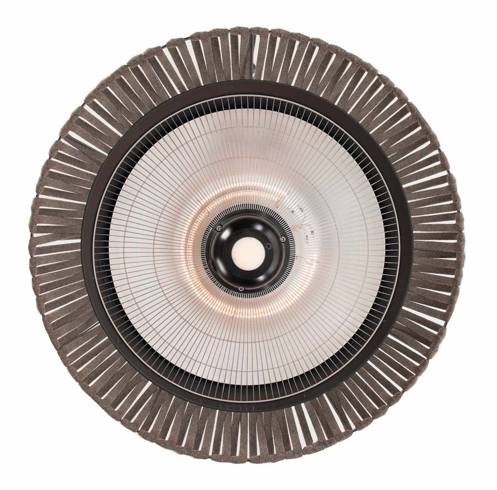 Heater Artix Corda Bright hangend bruin 1800W Terrasverwarmer - Sunred
