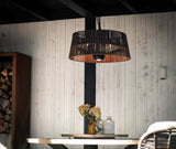 Heater Artix Corda Bright hangend bruin 1800W Terrasverwarmer - Sunred