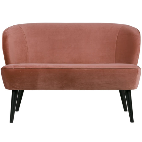 SARA BANKJE VELVET OUD ROZE