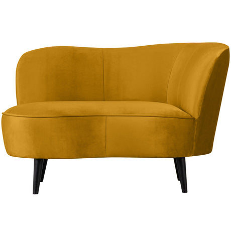 SARA LOUNGE FAUTEUIL RECHTS VELVET OKER