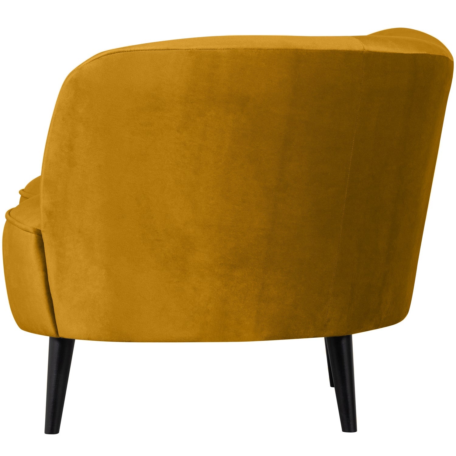 SARA LOUNGE FAUTEUIL RECHTS VELVET OKER