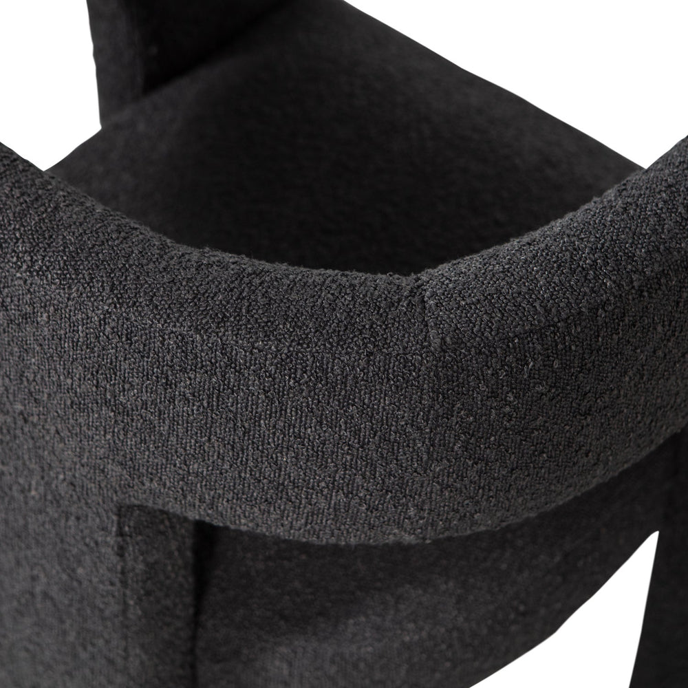 TIWA FAUTEUIL BOUCLE DONKERGRIJS