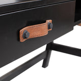 WOOOD - Dian bureau grenen diepzwart