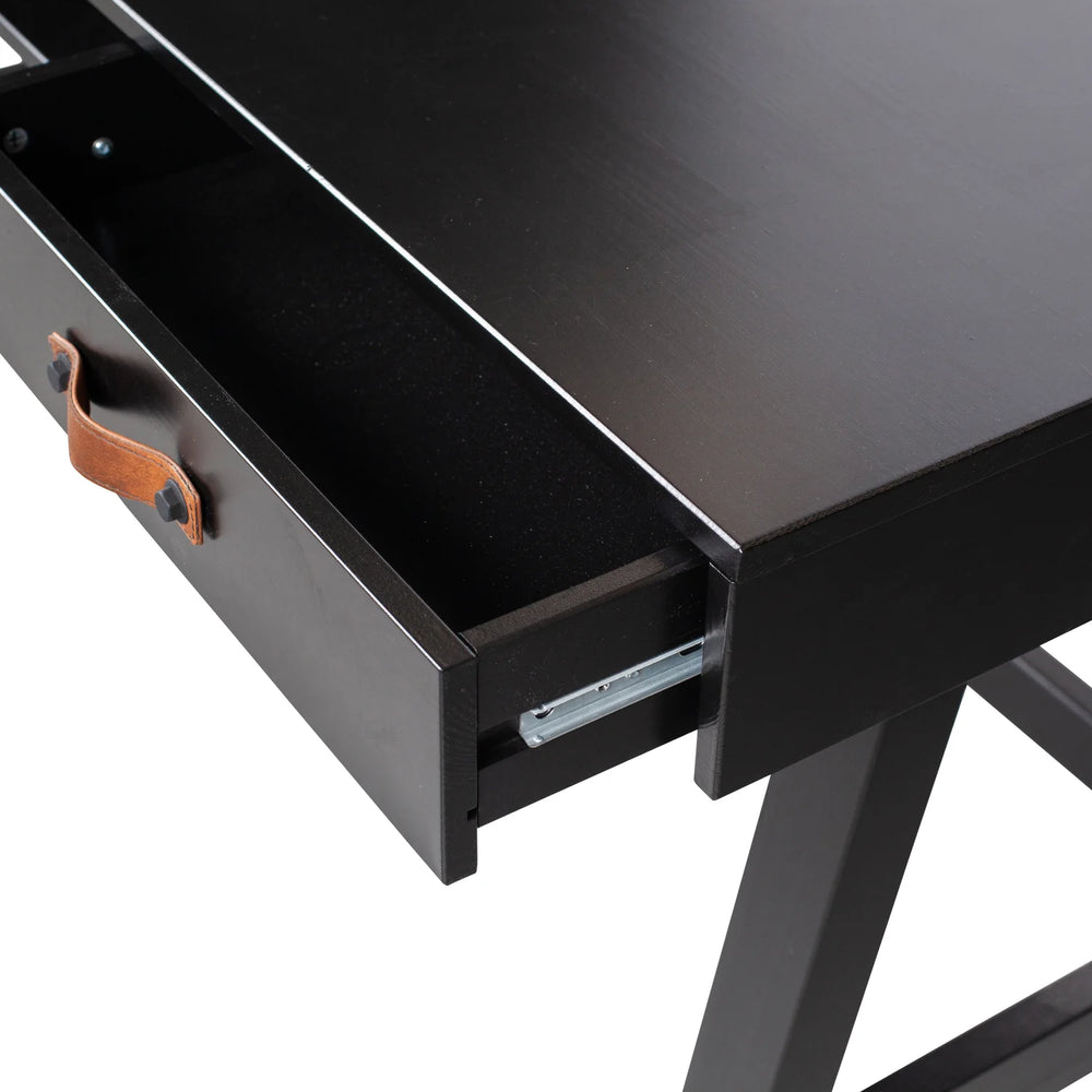 WOOOD - Dian bureau grenen diepzwart