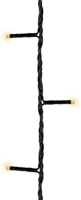 Basicverlichting LED warm wit - 18 meter - 240 lampjes - Zwart