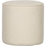 WOOOD - Poef Sara hoog 46xØ46 creme