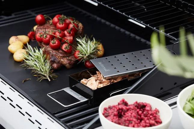 Barbecook - universele smoker box voor rookchips 23.2x9.5x4cm