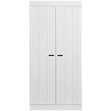 CONNECT 2-DEURS KLEDINGKAST WIT [fsc]