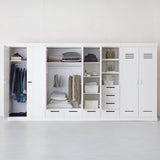 CONNECT 2-DEURS KLEDINGKAST WIT [fsc]