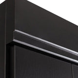 CONNECT 2-DEURS KLEDINGKAST + LADE ZWART [fsc]