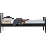 MEES BED METAAL ZWART 90X200 CM